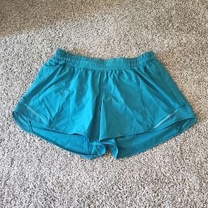 Teal Lululemon Shorts Size 8